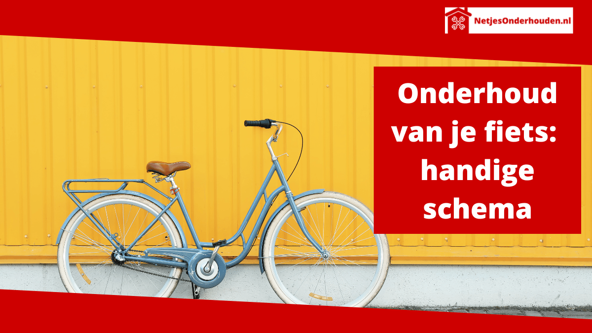 Onderhoud van je fiets: handige schema