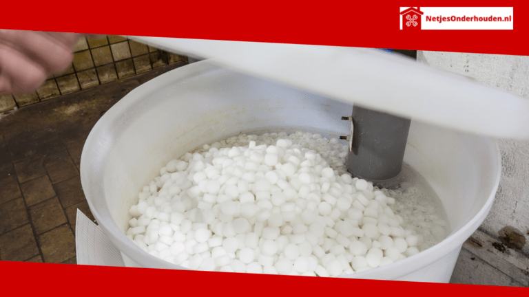 Verzorging van de harskorrels